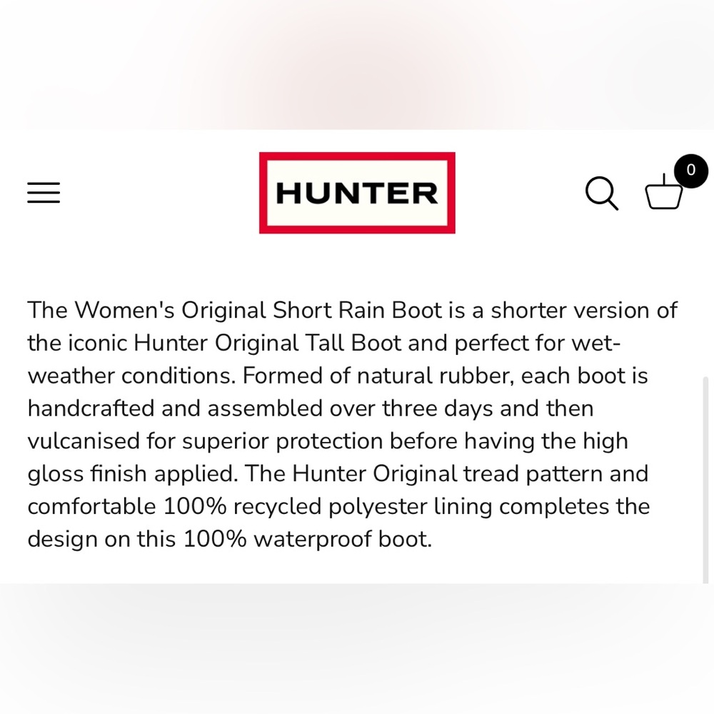 ☔️Hunter Dark Olive Gloss Boots - Picture 10 of 10